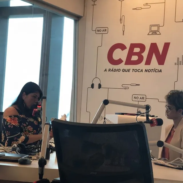 Rádio CBN, com Petria Chaves